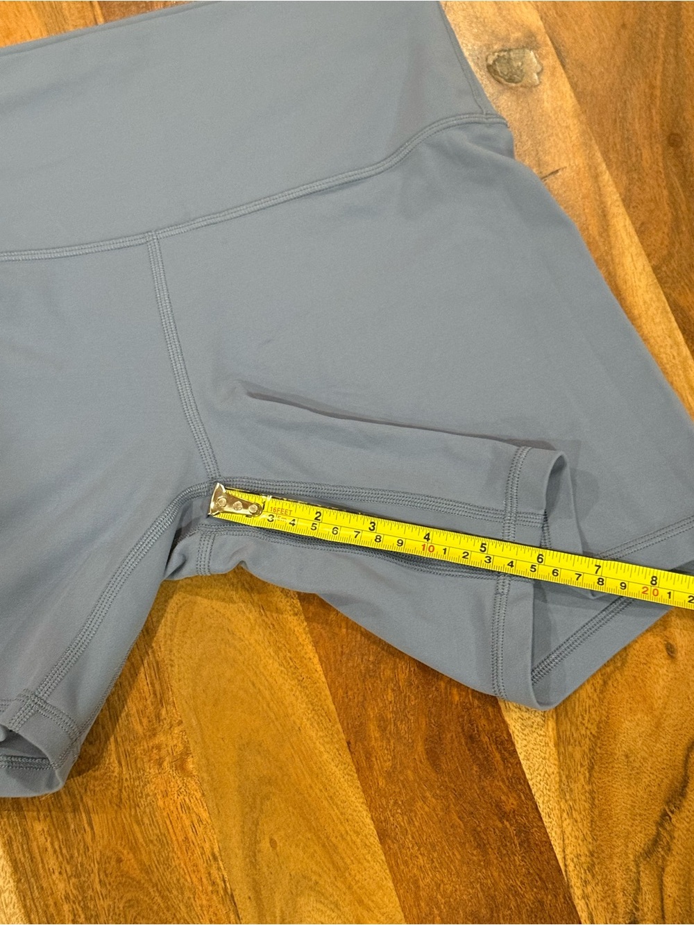 Lululemon Align High Rise Shorts 6” Inseam in Washed Denim Size 8 - Picture 8 of 10
